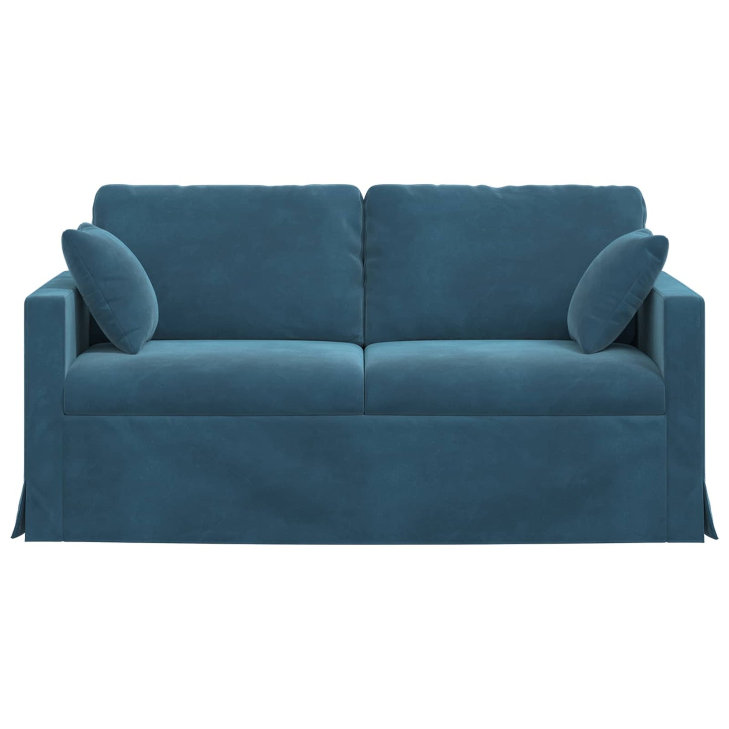 Sofa Blau 158 x 78 x 80 cm Samt