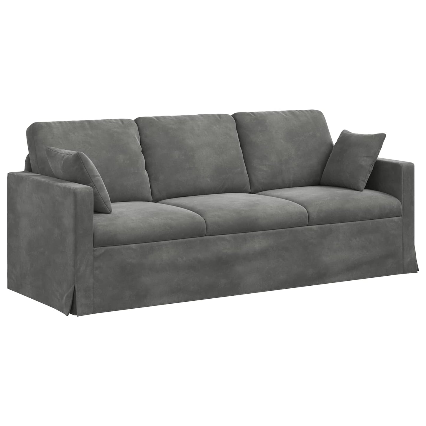 vidaXL Sofa Dunkelgrau 198 x 78 x 80 cm Samt
