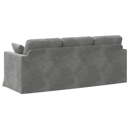 vidaXL Sofa Dunkelgrau 198 x 78 x 80 cm Samt