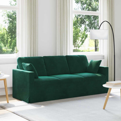 vidaXL Sofa Dunkelgrün 198 x 78 x 80 cm Samt