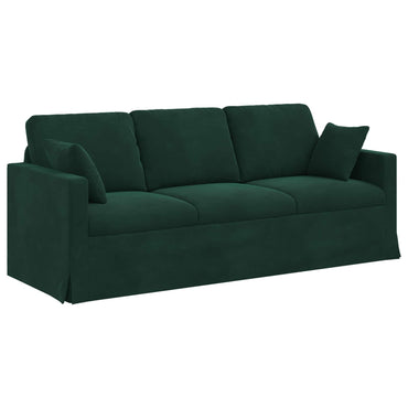 vidaXL Sofa Dunkelgrün 198 x 78 x 80 cm Samt