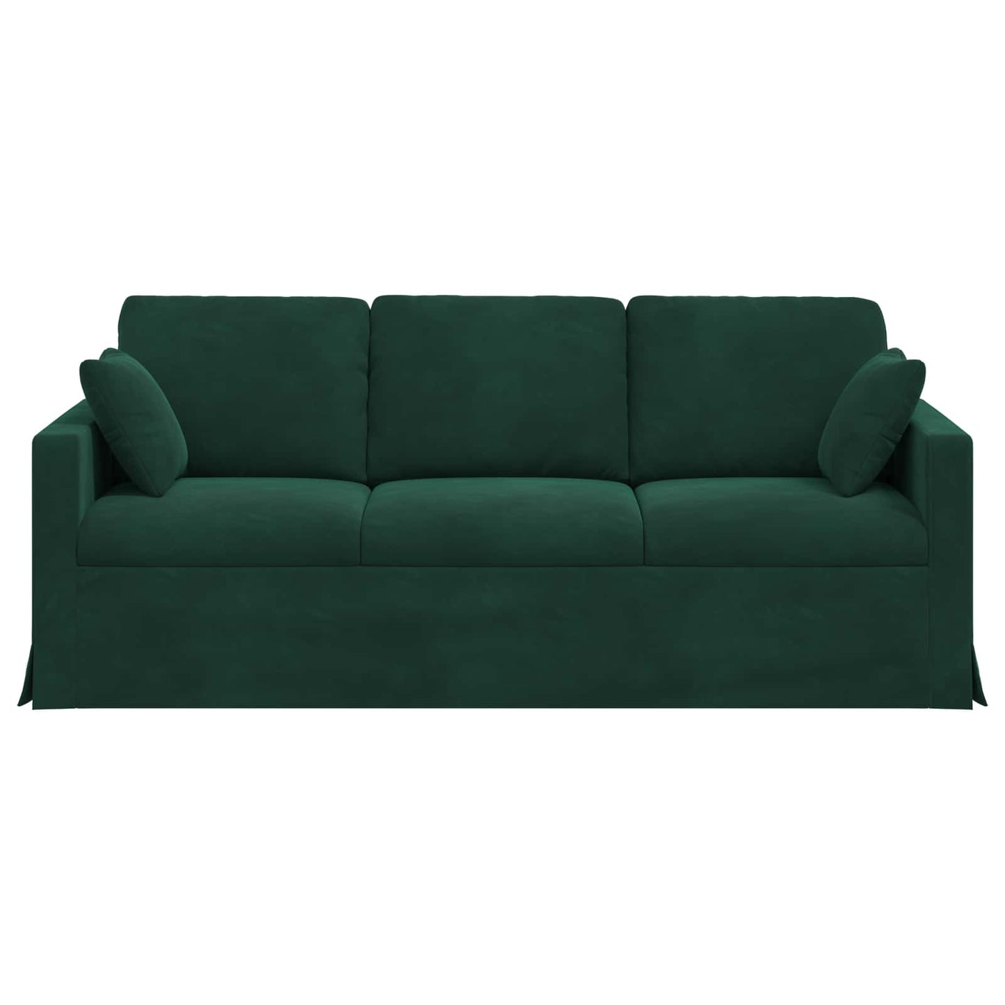 vidaXL Sofa Dunkelgrün 198 x 78 x 80 cm Samt