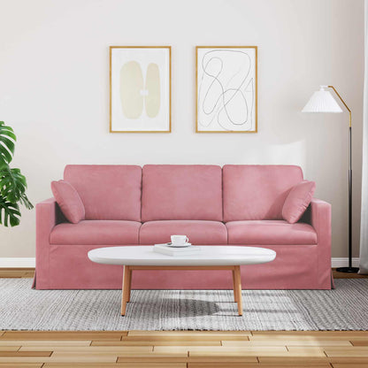vidaXL Sofa Rosa 198 x 78 x 80 cm Samt