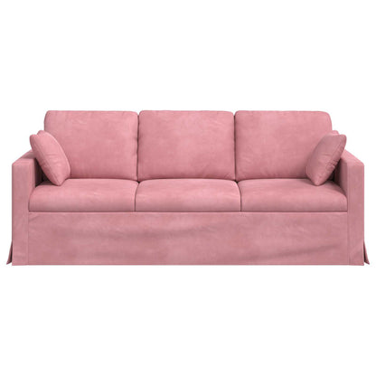 vidaXL Sofa Rosa 198 x 78 x 80 cm Samt