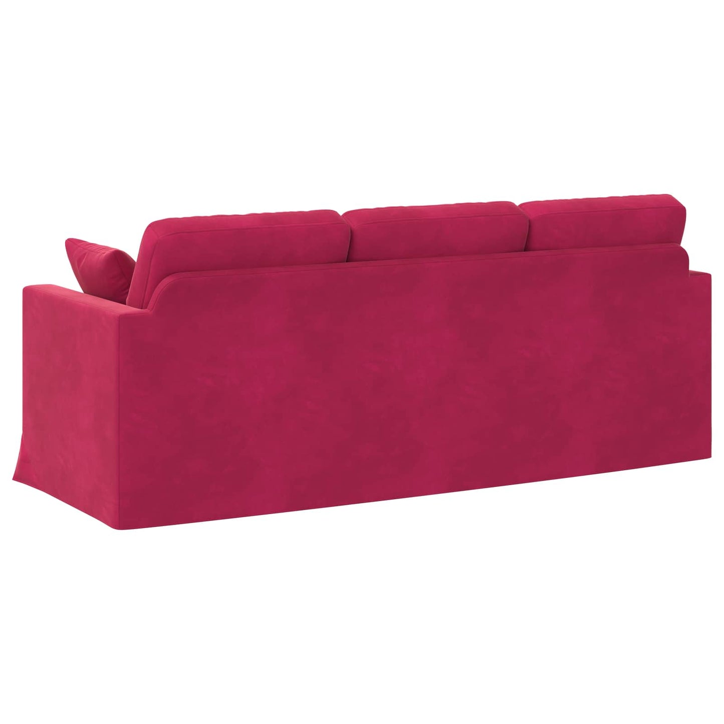 vidaXL Sofa Weinrot 198 x 78 x 80 cm Samt