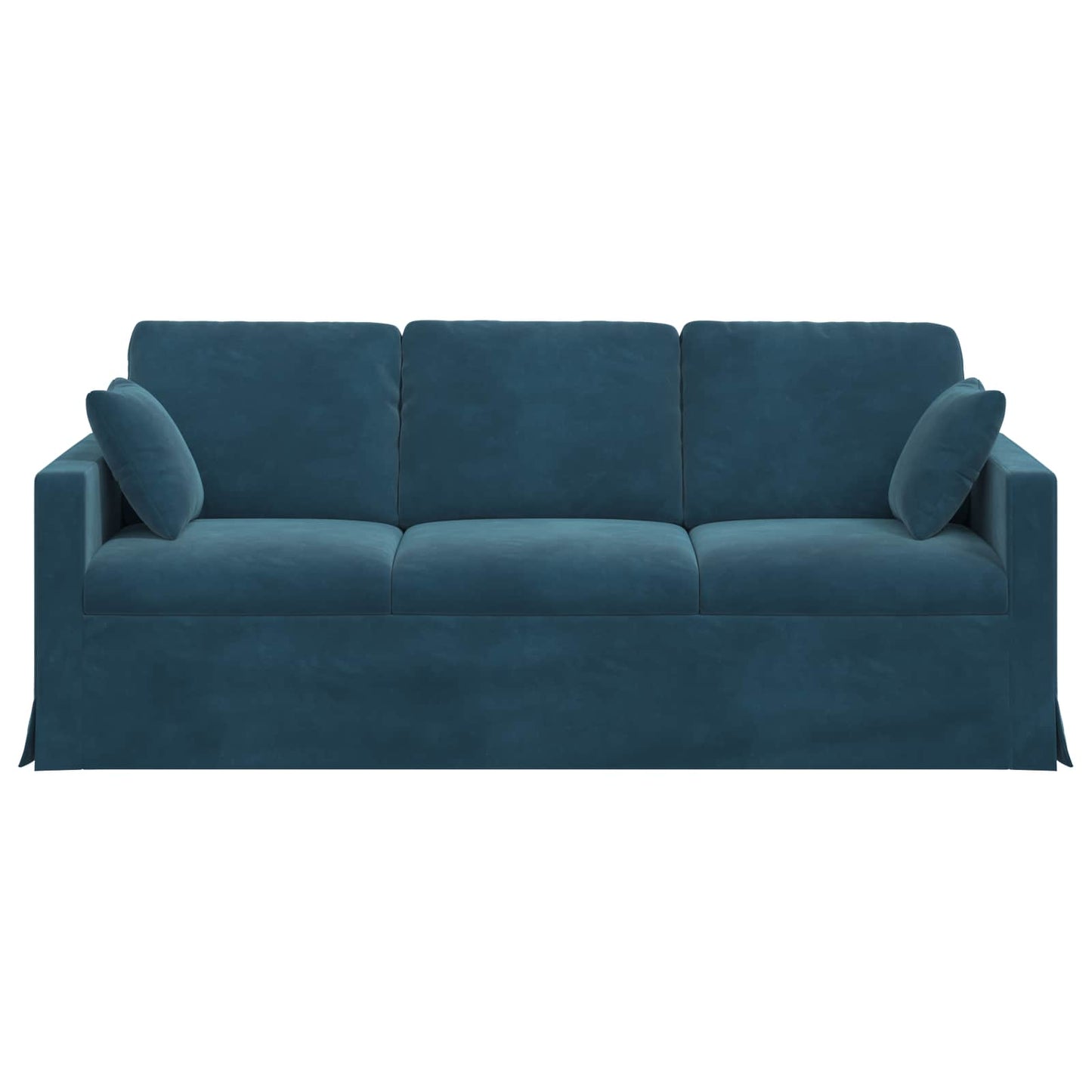 vidaXL Sofa Blau 198 x 78 x 80 cm Samt