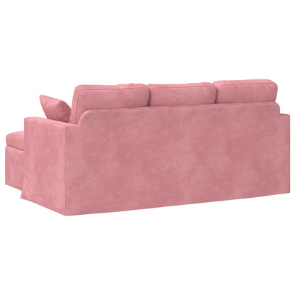 vidaXL Sofa Rosa 198 x 134 x 80 cm Samt