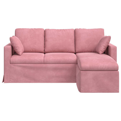 vidaXL Sofa Rosa 198 x 134 x 80 cm Samt