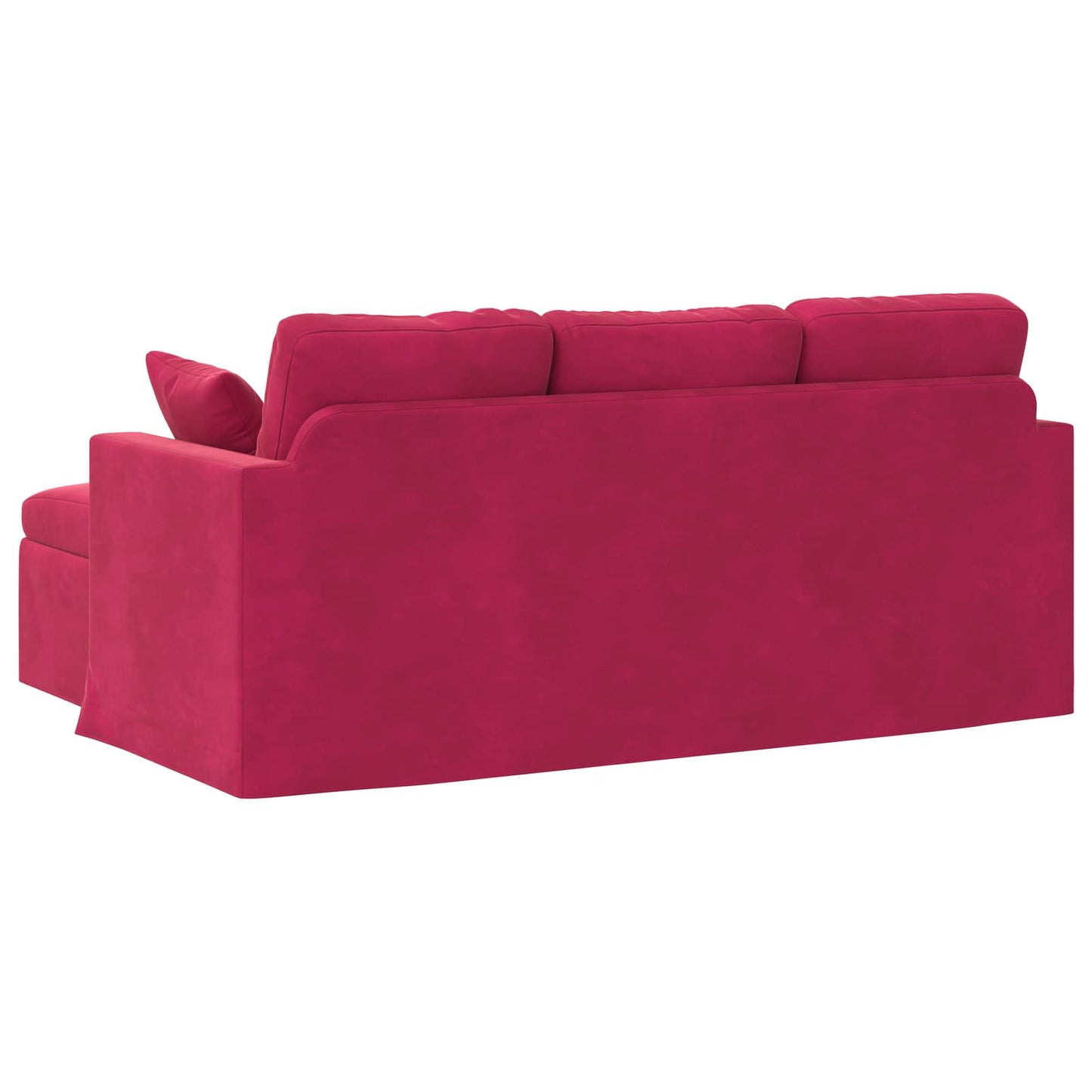 vidaXL Sofa Weinrot 198 x 134 x 80 cm Samt