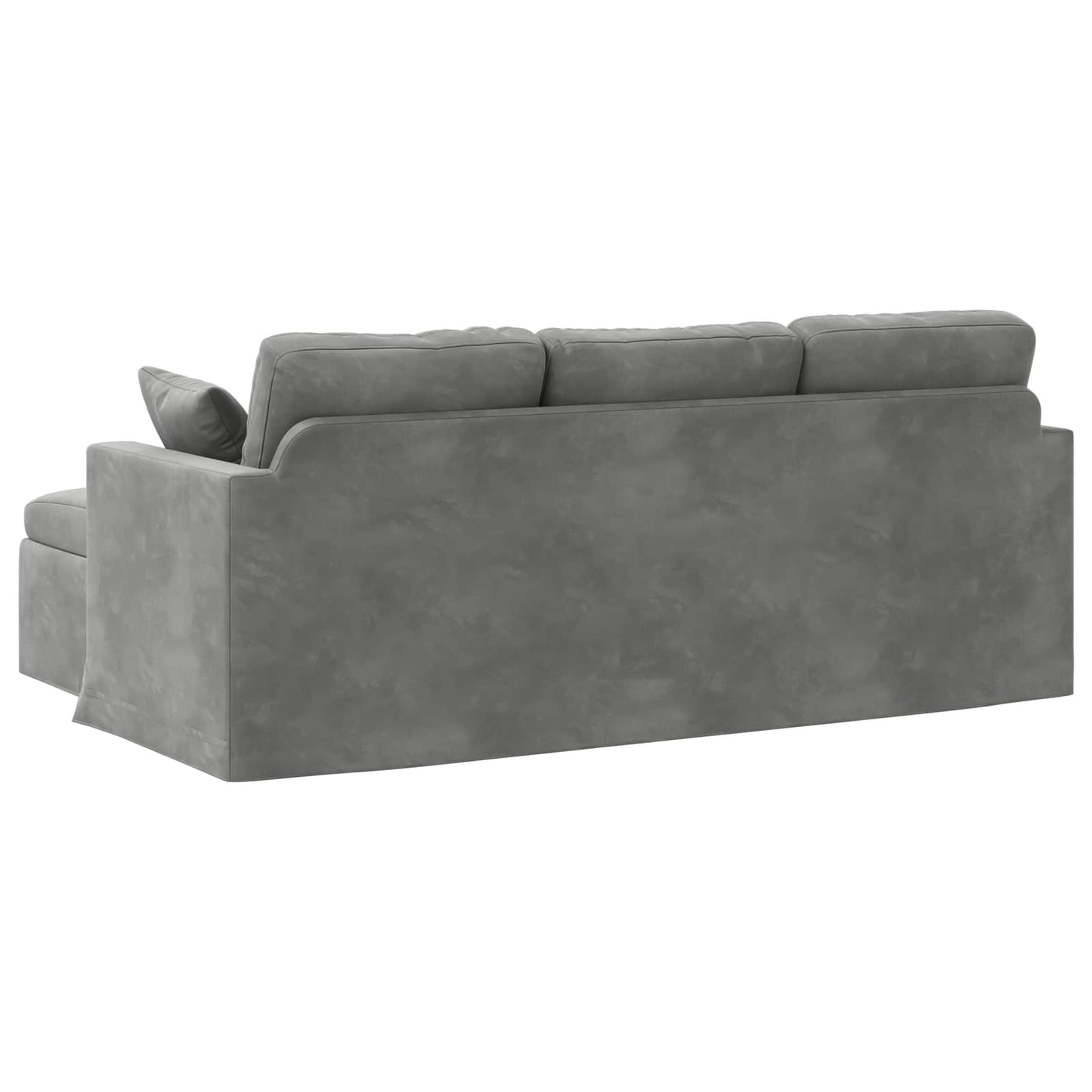 vidaXL Sofa Dunkelgrau 198 x 134 x 80 cm Samt