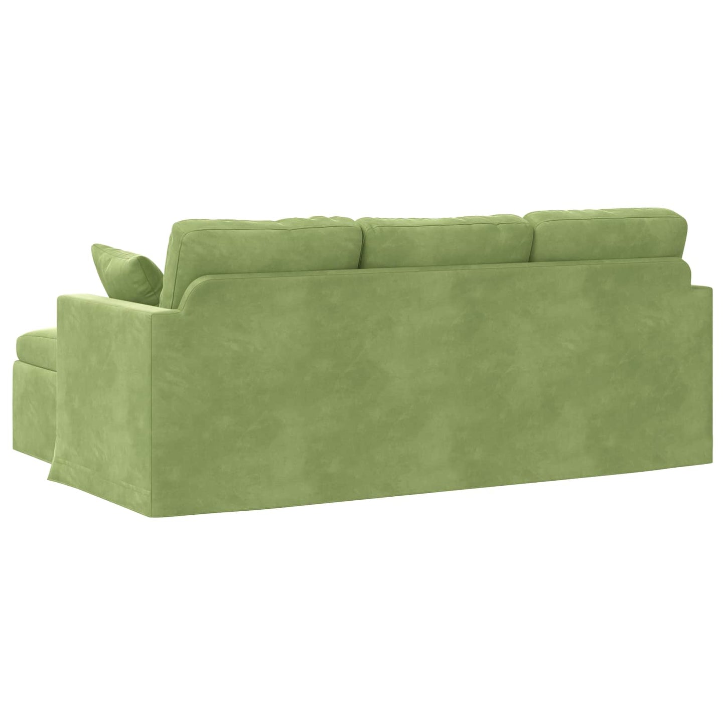 vidaXL Sofa Hellgrün 198 x 134 x 80 cm Samt