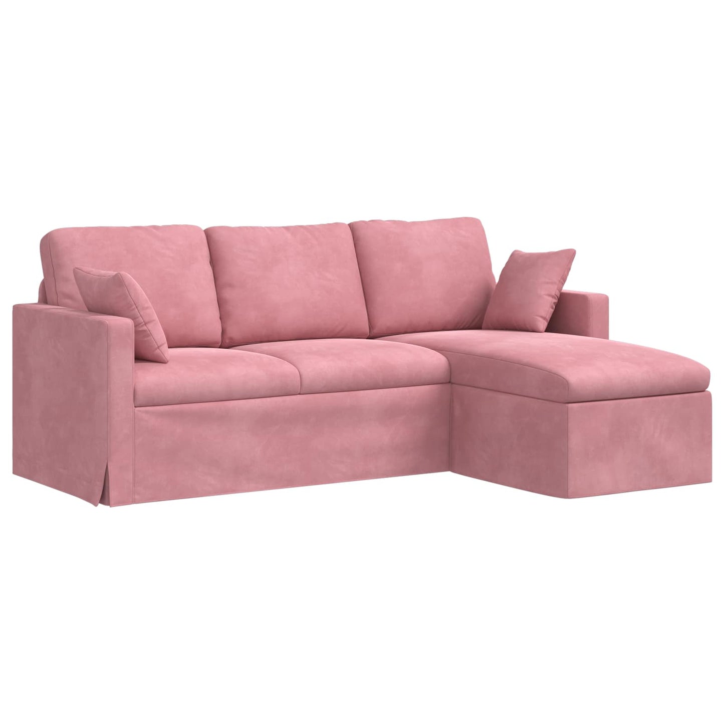 vidaXL Canapé Rose 198 x 134 x 80 cm Velours