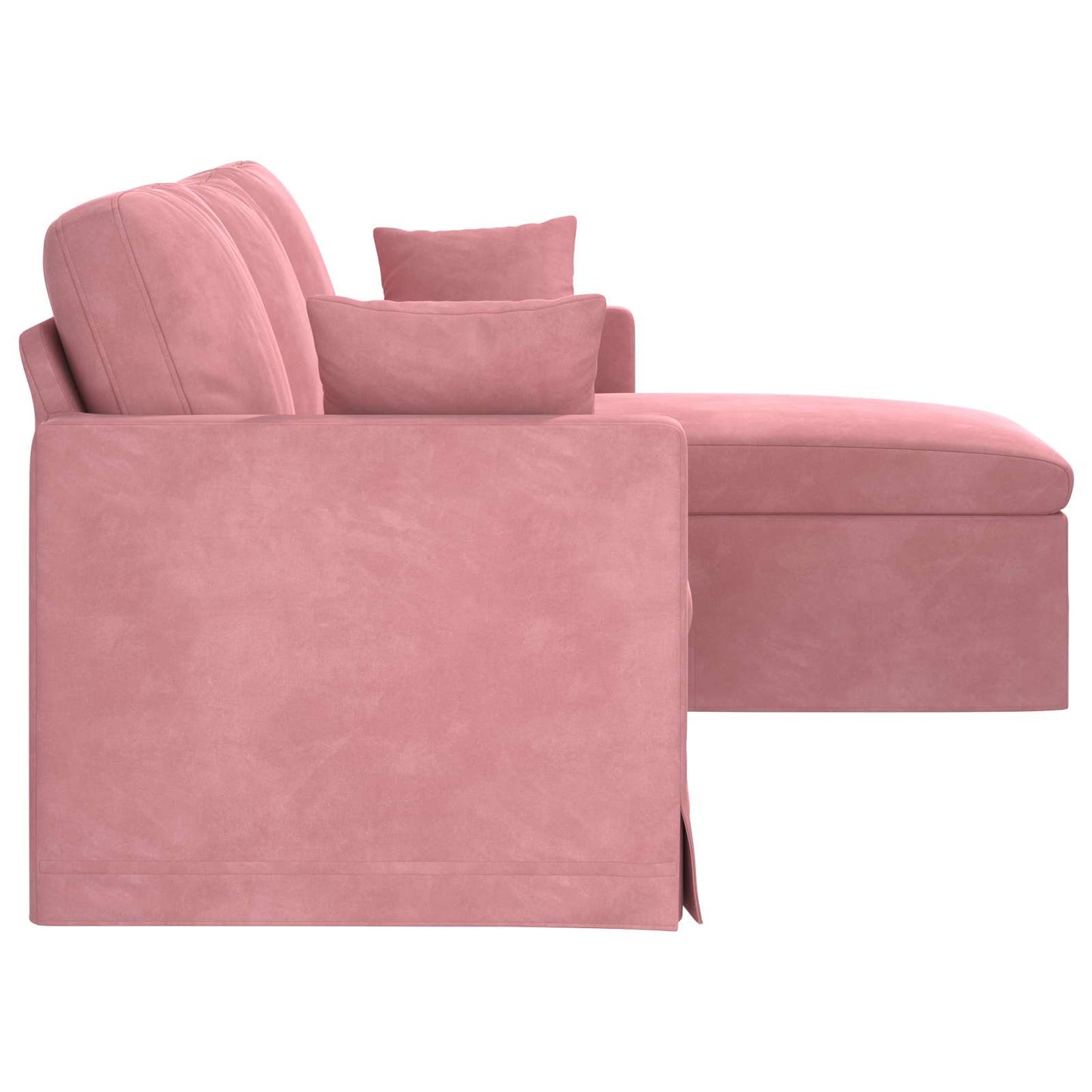 vidaXL Canapé Rose 198 x 134 x 80 cm Velours