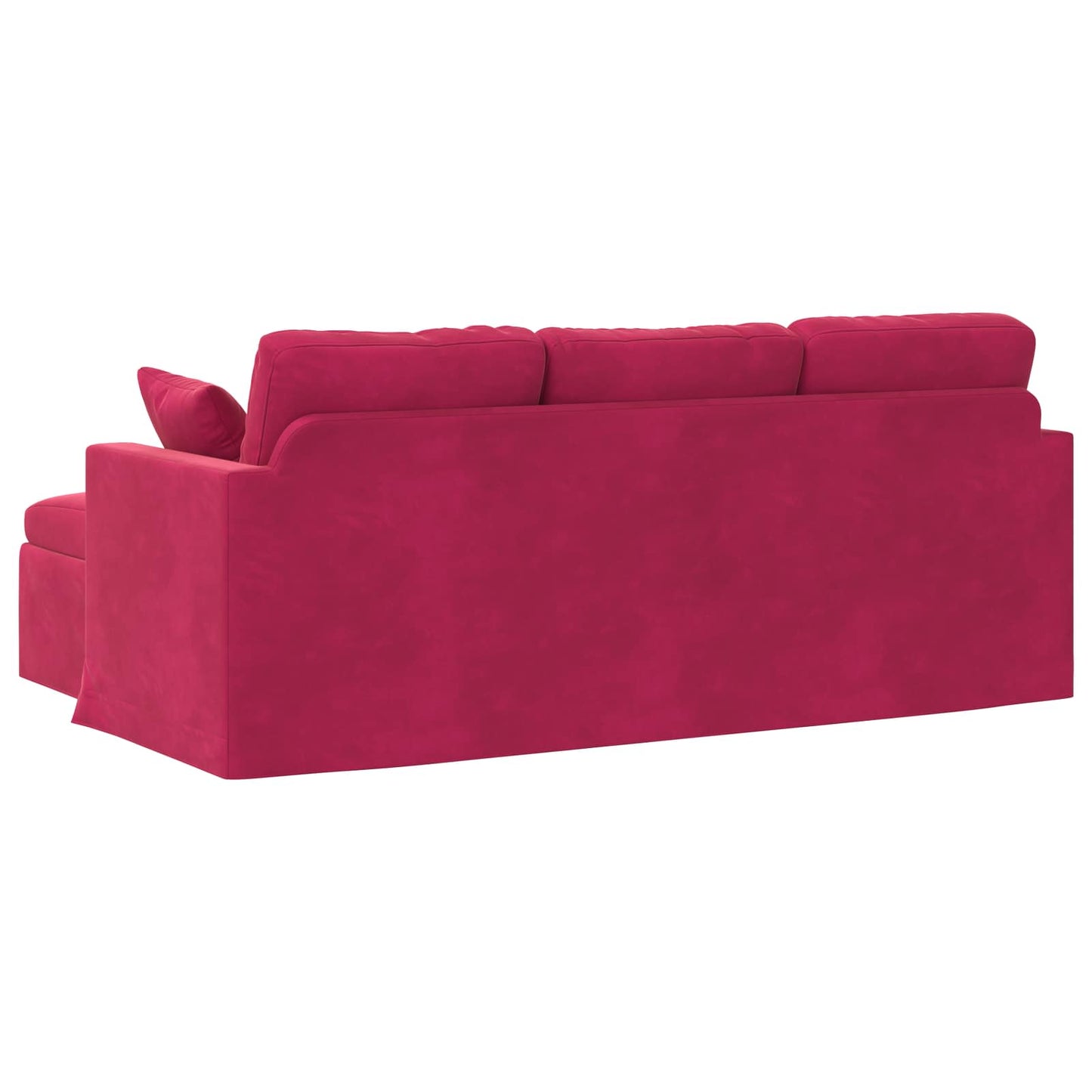 vidaXL Sofa Weinrot 198 x 134 x 80 cm Samt
