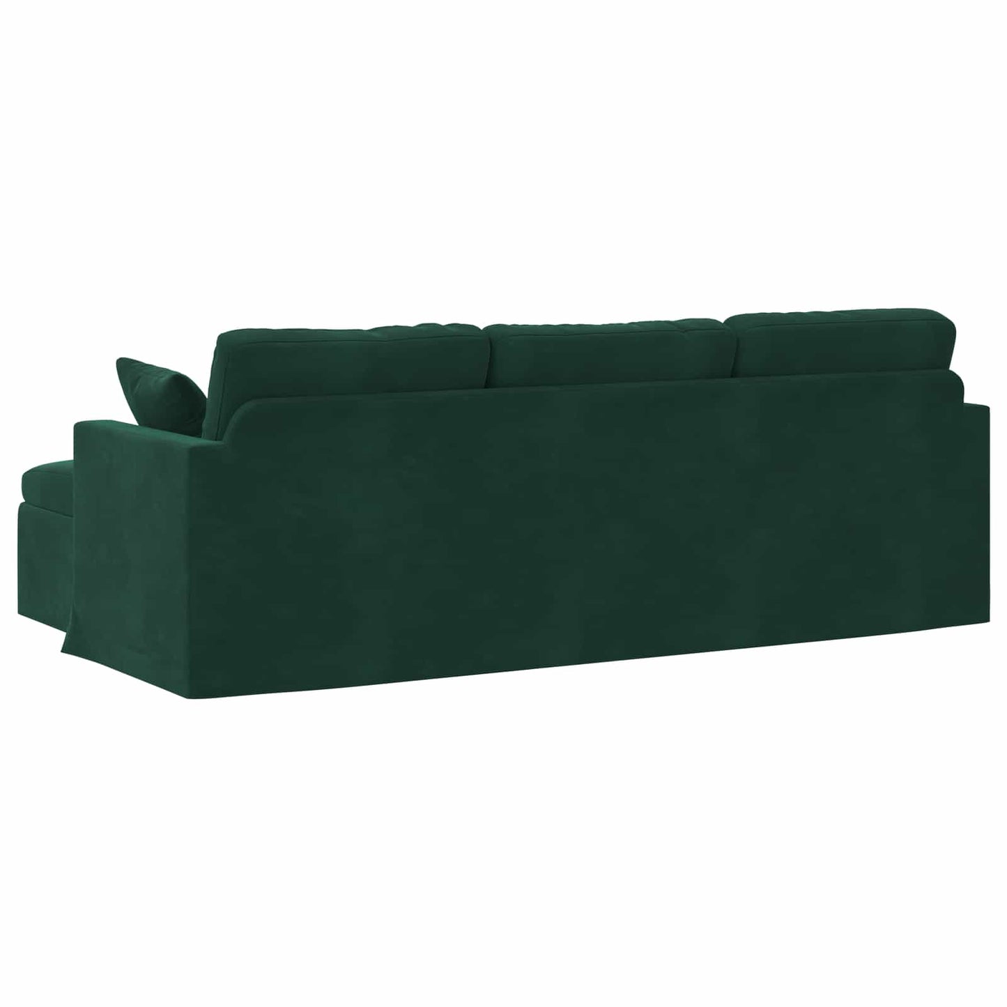 vidaXL Canapé vert foncé 198 x 134 x 80 cm Velours