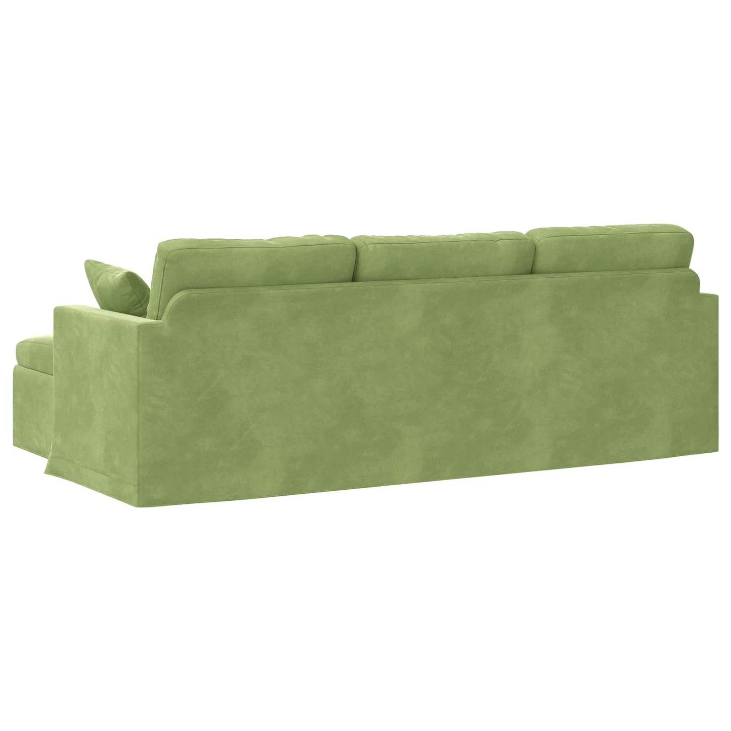 vidaXL Sofa Hellgrün 198 x 134 x 80 cm Samt