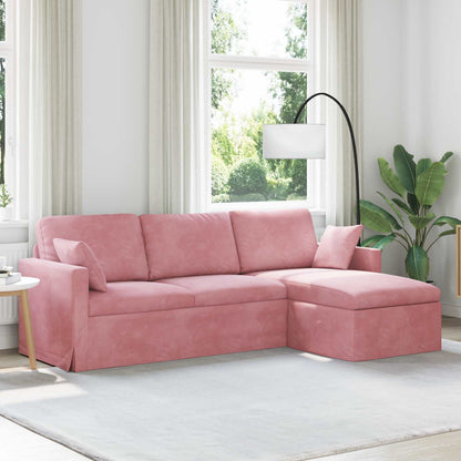 vidaXL Sofa Rosa 198 x 134 x 80 cm Samt