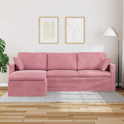 vidaXL Sofa Rosa 198 x 134 x 80 cm Samt