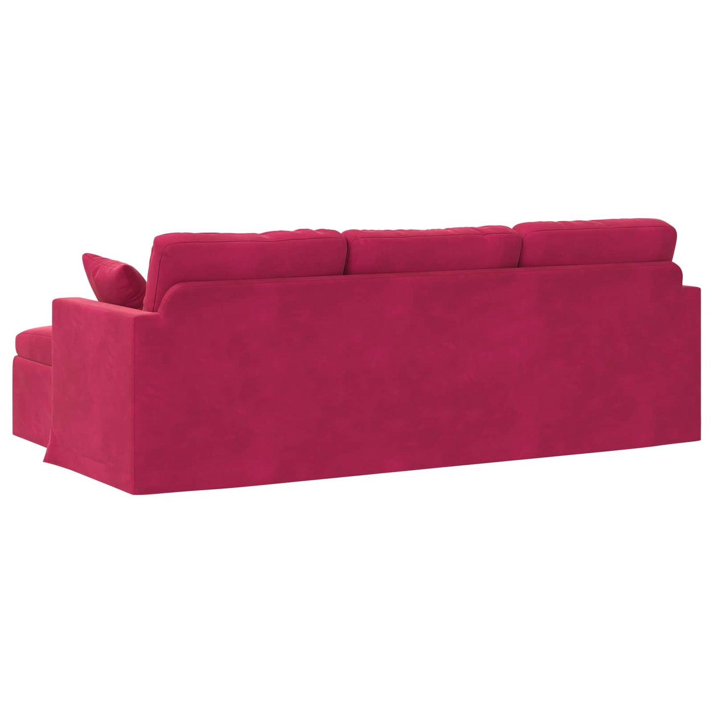 vidaXL Sofa Weinrot 198 x 134 x 80 cm Samt
