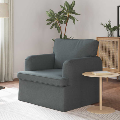 vidaXL Sofa Dunkelgrau 84 x 80 x 85 cm Stoff