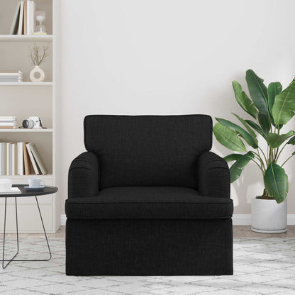 vidaXL Sofa Schwarz 84 x 80 x 85 cm Stoff