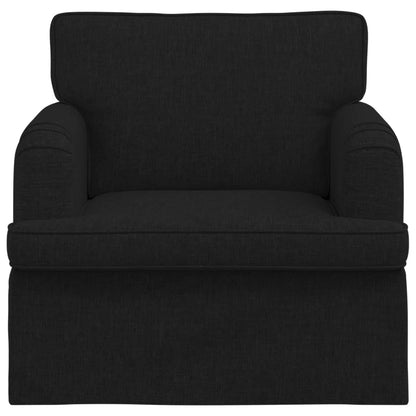 vidaXL Sofa Schwarz 84 x 80 x 85 cm Stoff
