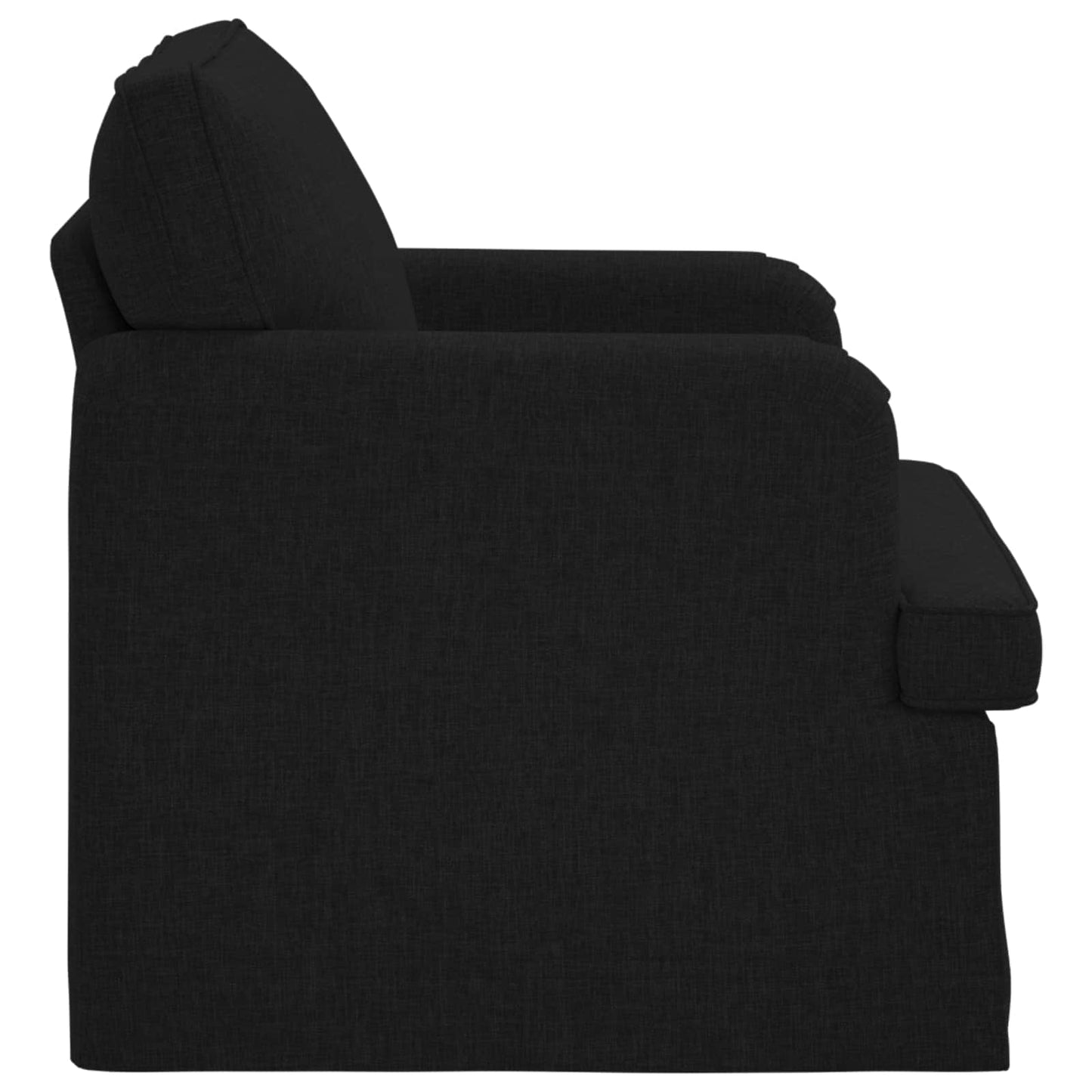 vidaXL Sofa Schwarz 84 x 80 x 85 cm Stoff