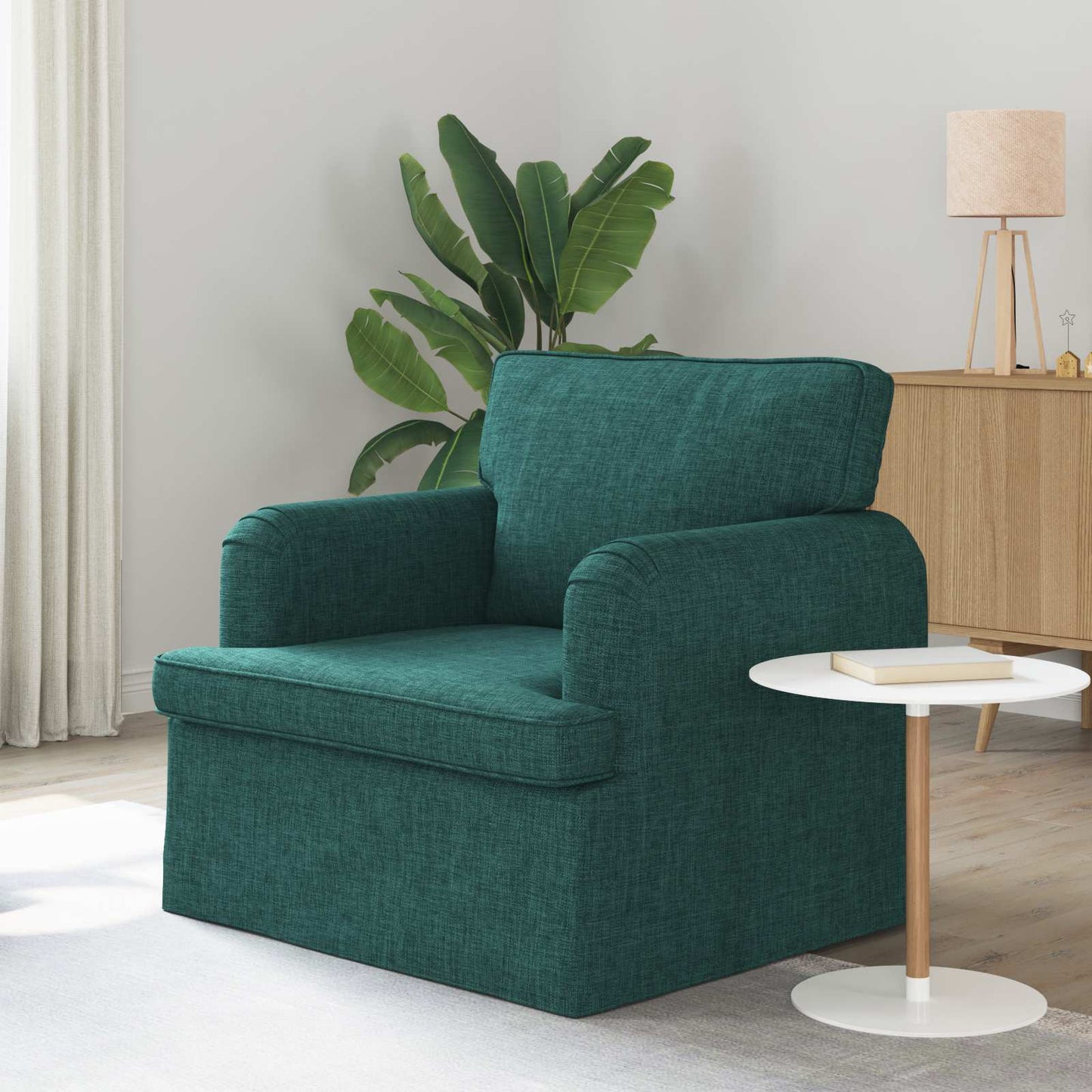 vidaXL Sofa Dunkelgrün 84 x 80 x 85 cm Stoff