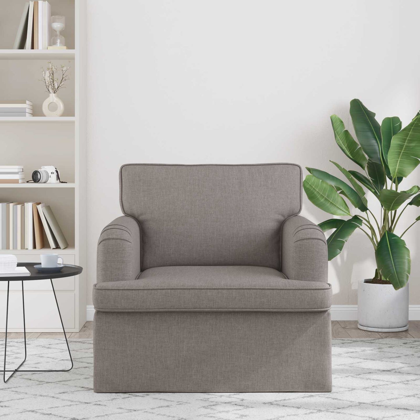 Sofa Taupe 84 x 80 x 85 cm Stoff