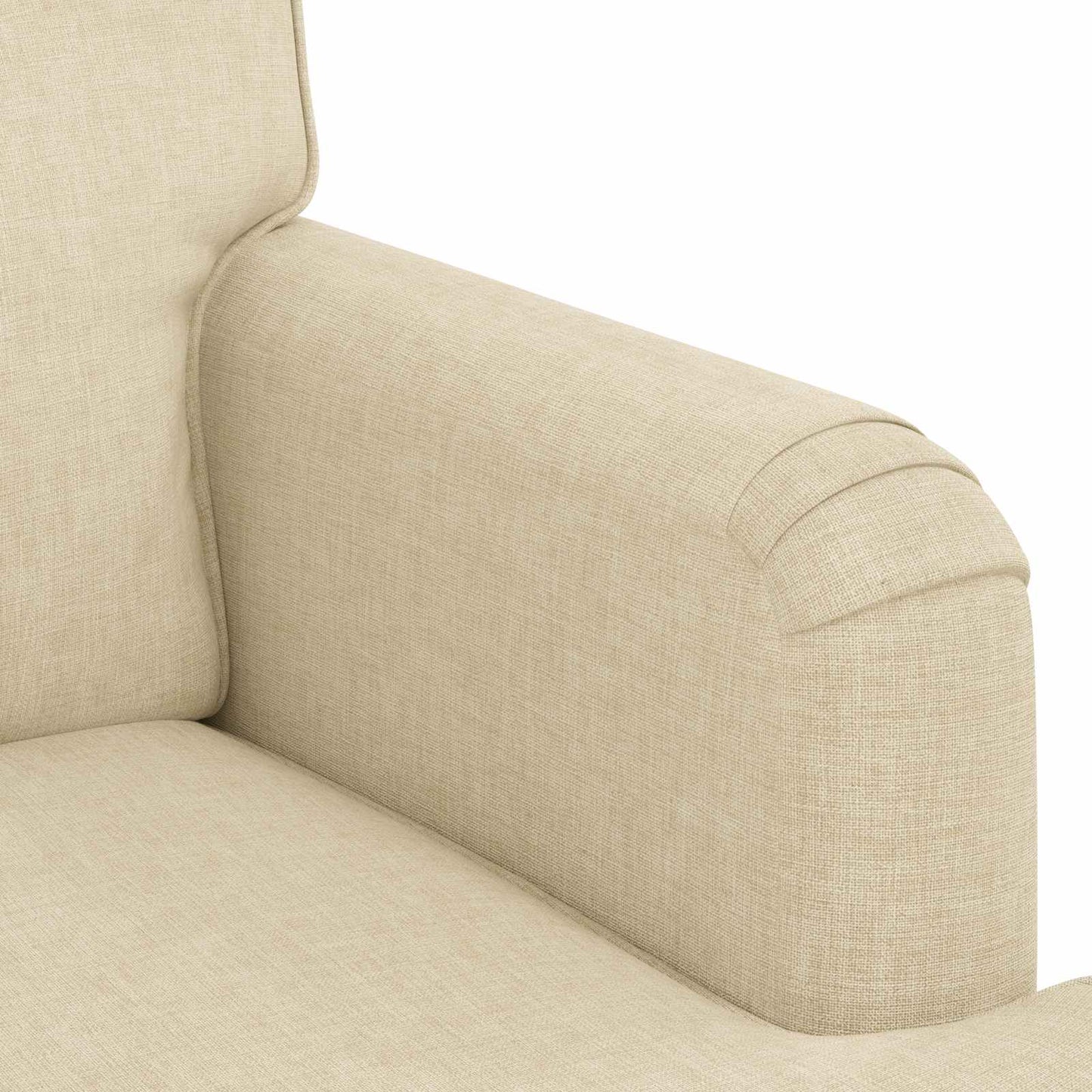 vidaXL Sofa Creme 84 x 80 x 85 cm Stoff