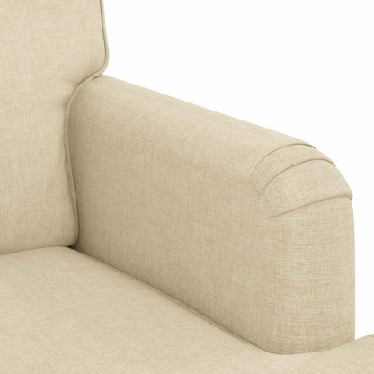 vidaXL Sofa Creme 84 x 80 x 85 cm Stoff