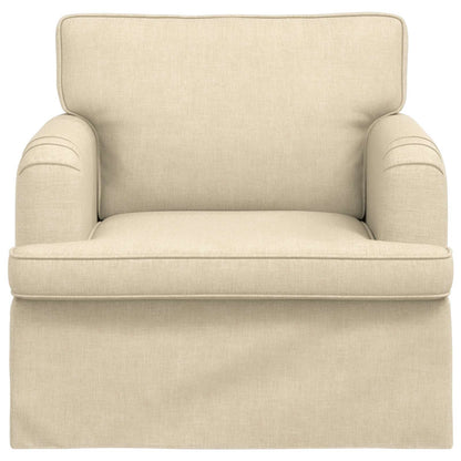 vidaXL Sofa Creme 84 x 80 x 85 cm Stoff