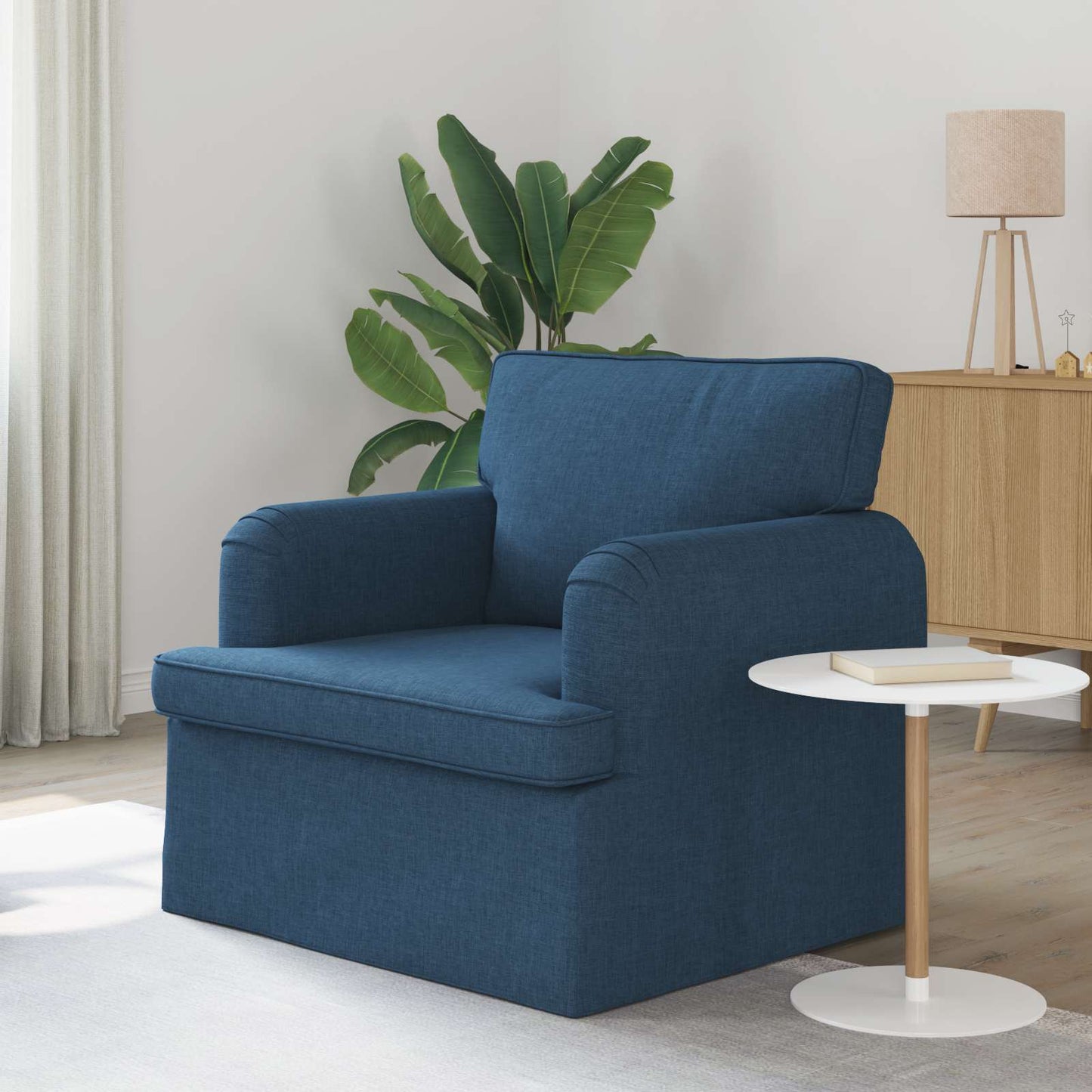vidaXL Sofa Blau 84 x 80 x 85 cm Stoff