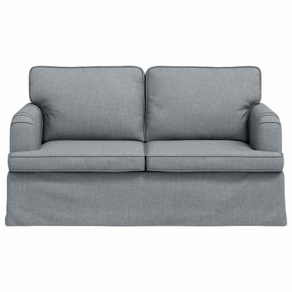 vidaXL Sofa Hellgrau 144 x 80 x 85 cm Stoff