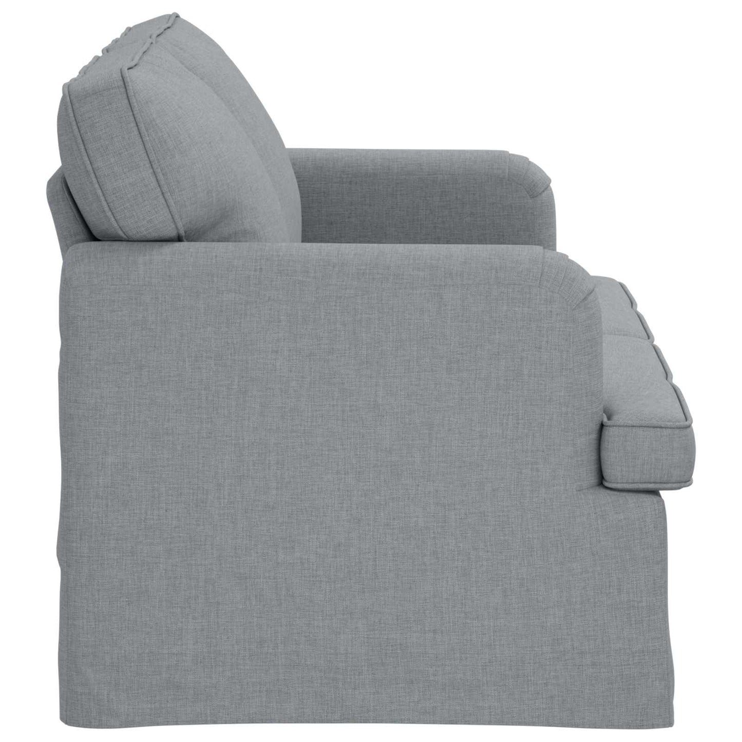 vidaXL Sofa Hellgrau 144 x 80 x 85 cm Stoff