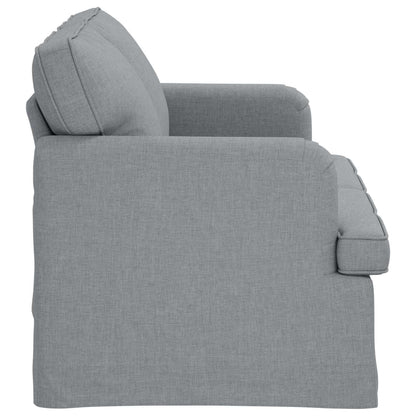vidaXL Sofa Hellgrau 144 x 80 x 85 cm Stoff