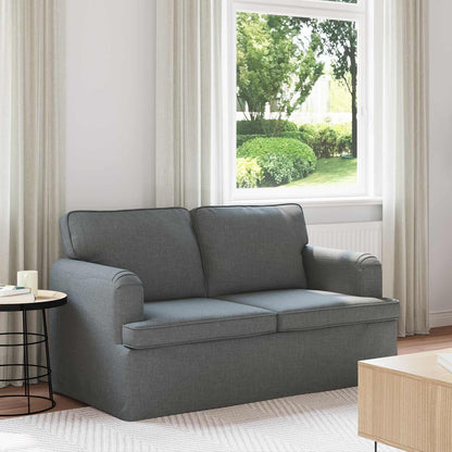 vidaXL Sofa Dunkelgrau 144 x 80 x 85 cm Stoff