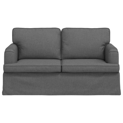 vidaXL Sofa Dunkelgrau 144 x 80 x 85 cm Stoff