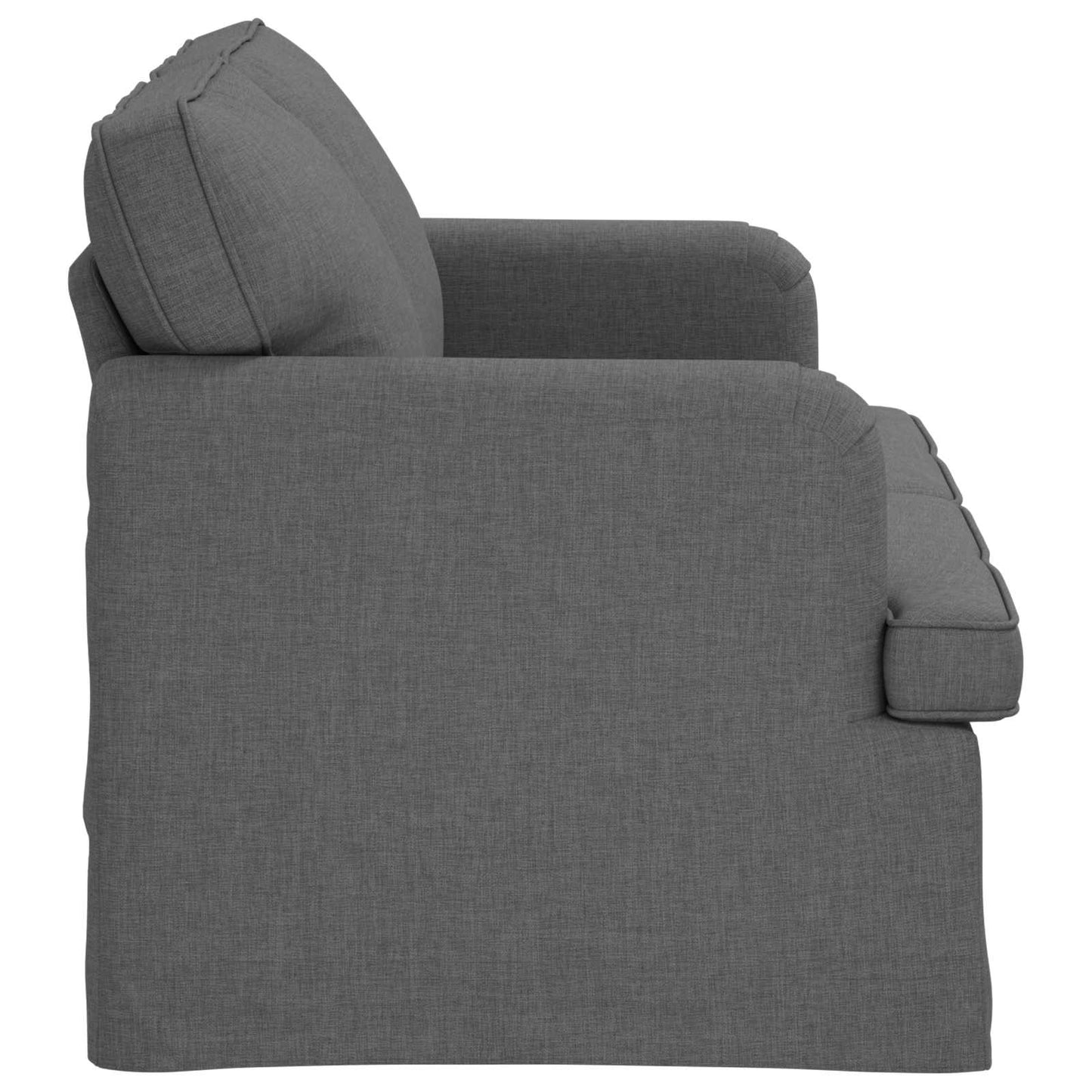 vidaXL Sofa Dunkelgrau 144 x 80 x 85 cm Stoff