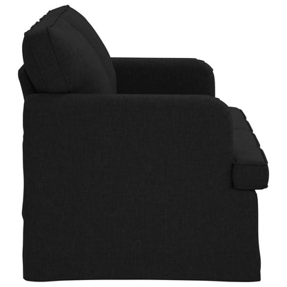 vidaXL Sofa Schwarz 144 x 80 x 85 cm Stoff