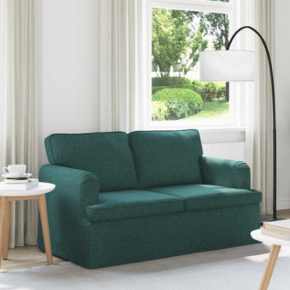 vidaXL Sofa Dunkelgrün 144 x 80 x 85 cm Stoff