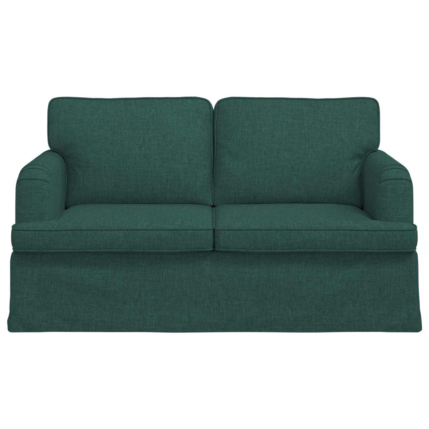 vidaXL Sofa Dunkelgrün 144 x 80 x 85 cm Stoff