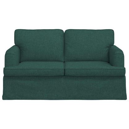 vidaXL Sofa Dunkelgrün 144 x 80 x 85 cm Stoff