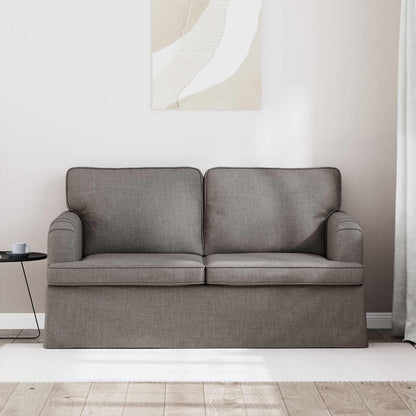 vidaXL Sofa Taupe 144 x 80 x 85 cm Stoff
