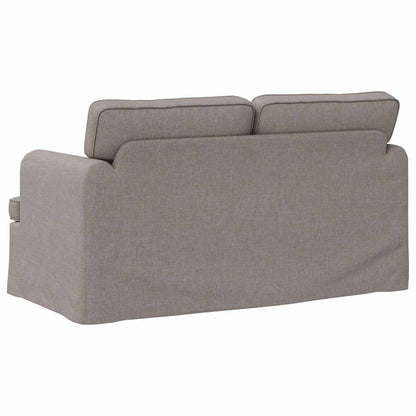 vidaXL Sofa Taupe 144 x 80 x 85 cm Stoff