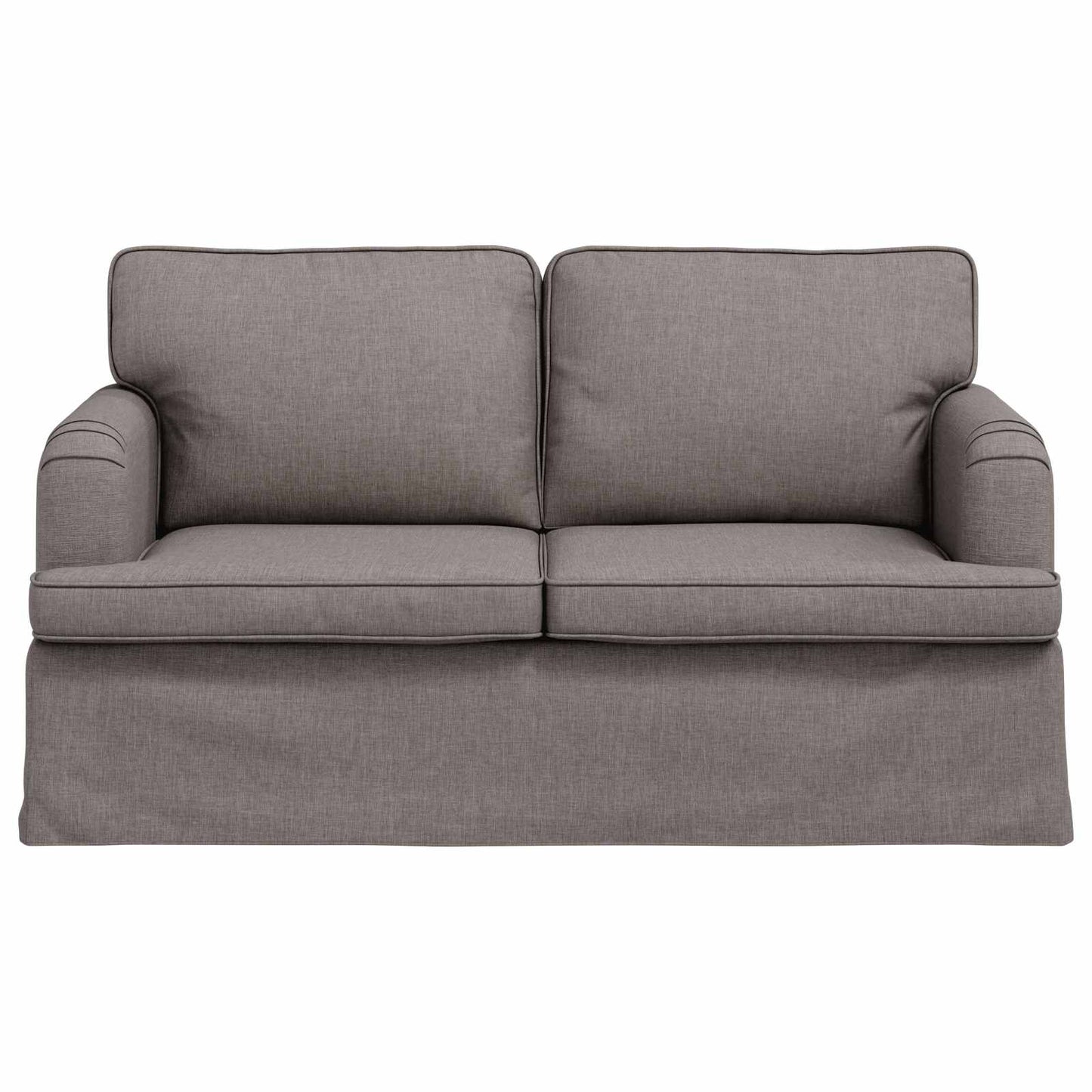 vidaXL Sofa Taupe 144 x 80 x 85 cm Stoff