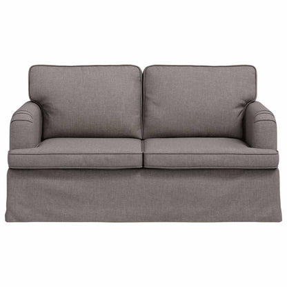 vidaXL Sofa Taupe 144 x 80 x 85 cm Stoff