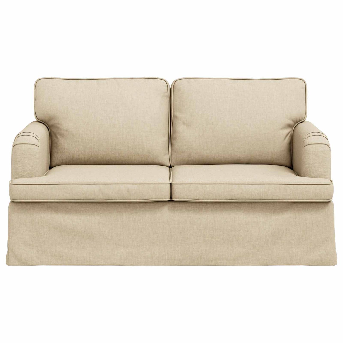 vidaXL Sofa Creme 144 x 80 x 85 cm Stoff