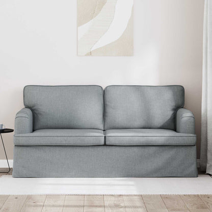 vidaXL Sofa Hellgrau 142 x 80 x 85 cm Stoff