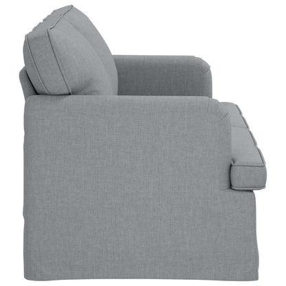vidaXL Sofa Hellgrau 142 x 80 x 85 cm Stoff